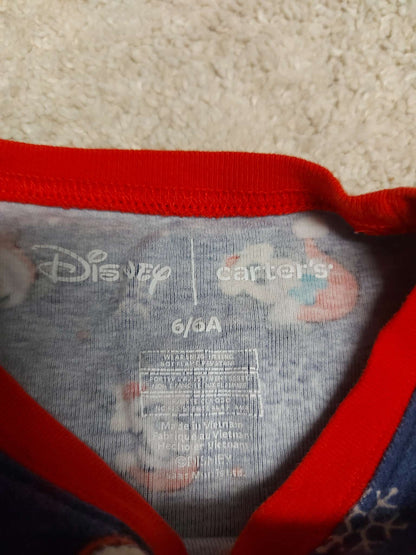 Disney Christmas Pajamas Set - Size 6, Kids 6/6X