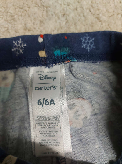 Disney Christmas Pajamas Set - Size 6, Kids 6/6X