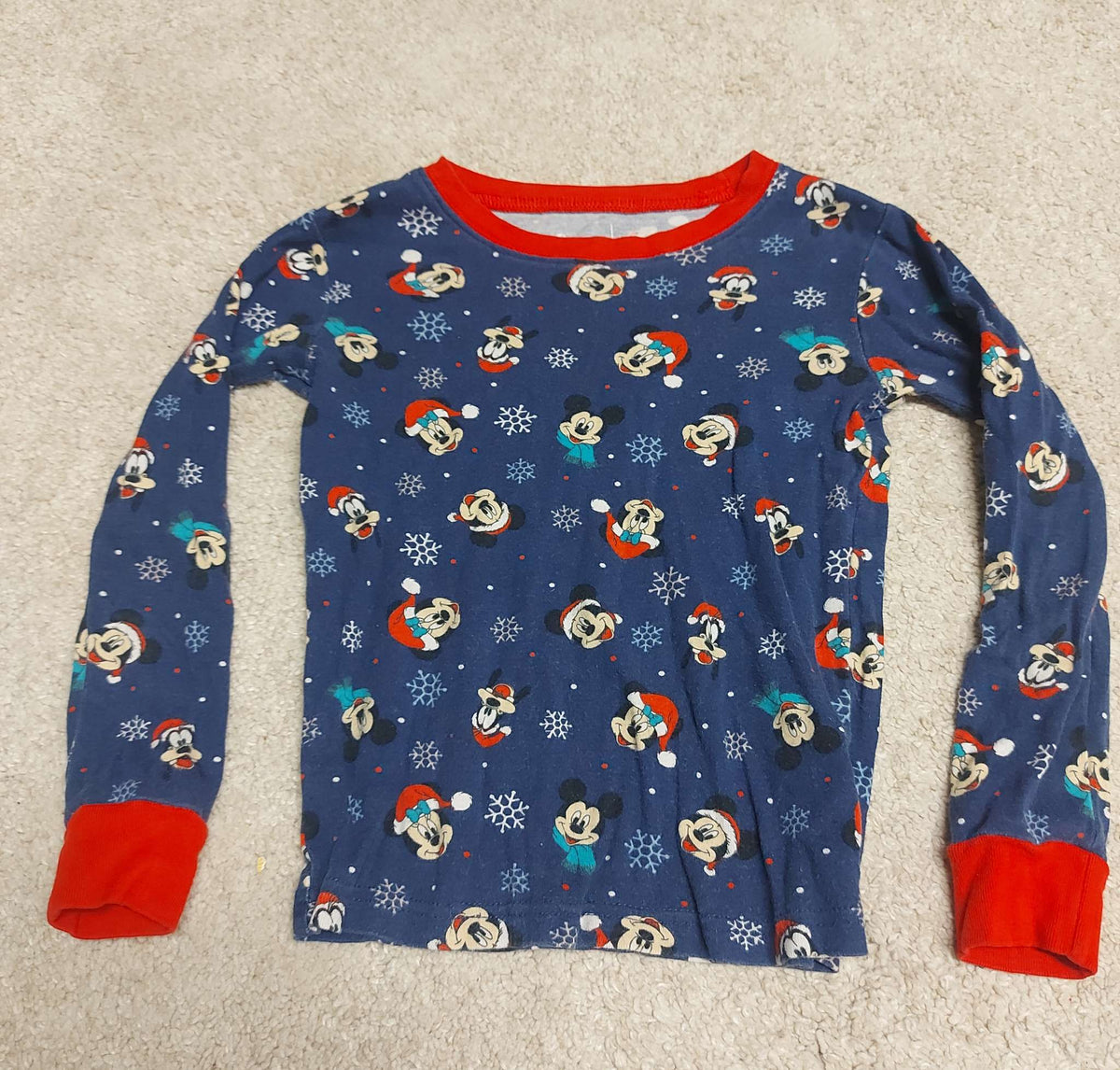 Disney Christmas Pajamas Set - Size 6, Kids 6/6X