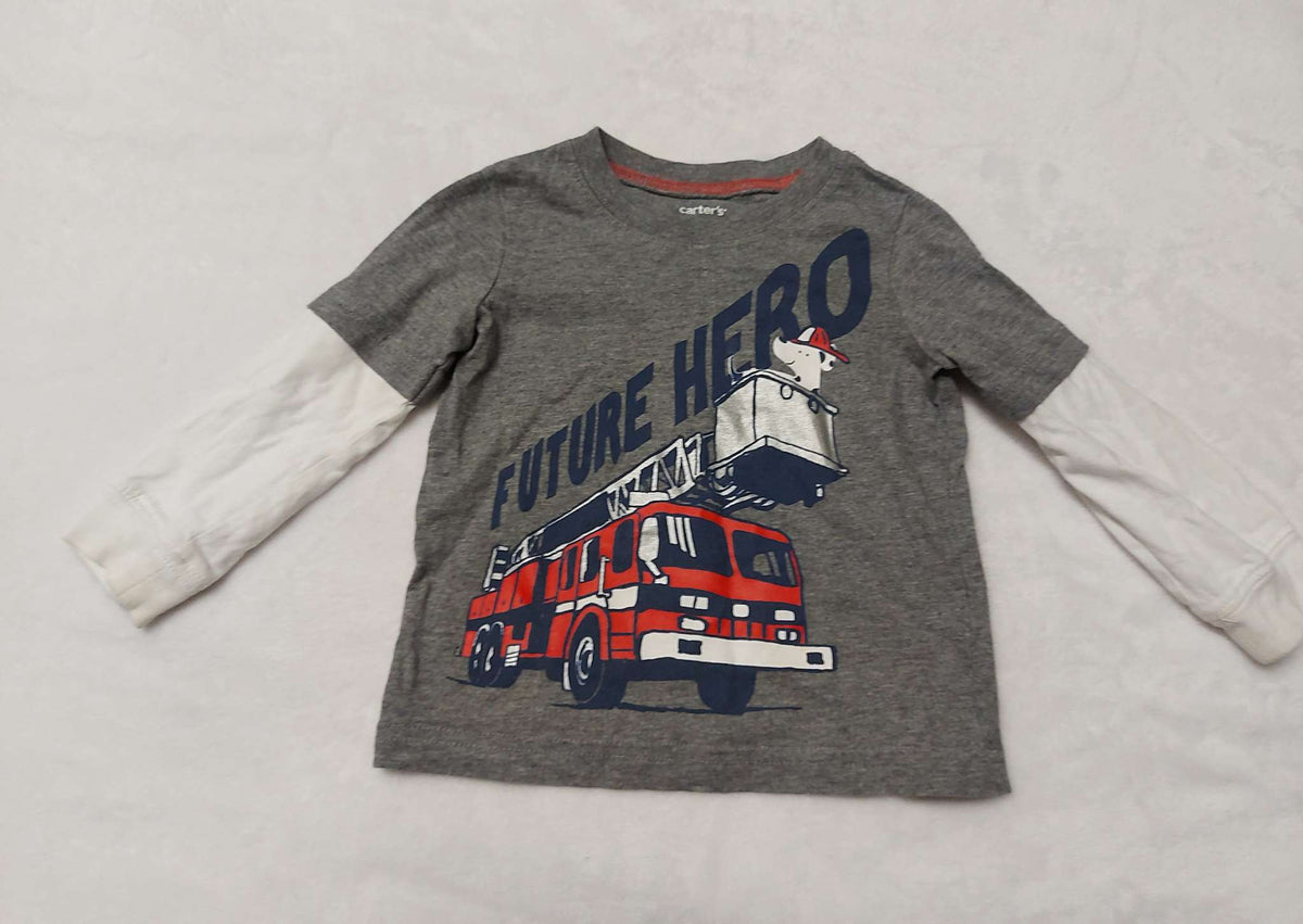 Lot of 2 long sleeve tshirts - Size 12 months, Kids 12 Month (9-12M)