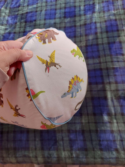Cushion, cylinder shaped Dinosaurs, 80 cm (31 1/2 ")