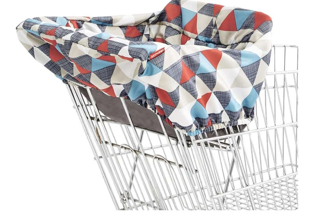 Skip Hop Shopping Cart and Baby High Chair Cover, Take Cover, Triangles
