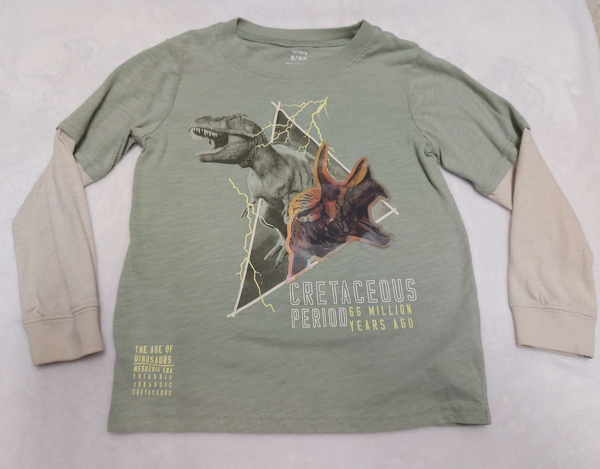 Lot of 2 long sleeves tshirst - Size S/P (6), Kids 6/6X