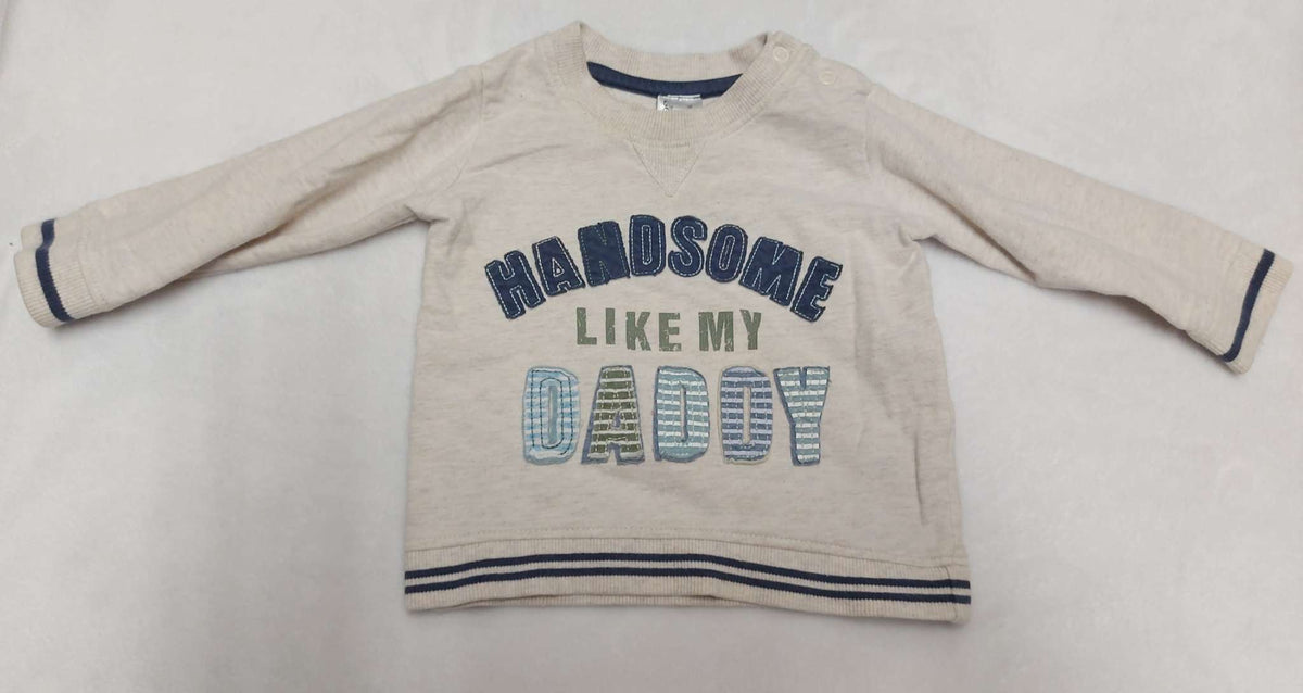 "Handsome like Daddy" Sweater (Size 6-12 months), Kids 12 Month (9-12M)