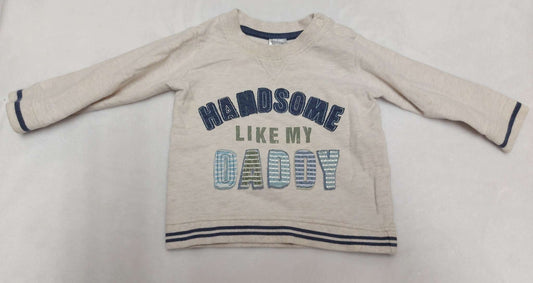 "Handsome like Daddy" Sweater (Size 6-12 months), Kids 12 Month (9-12M)