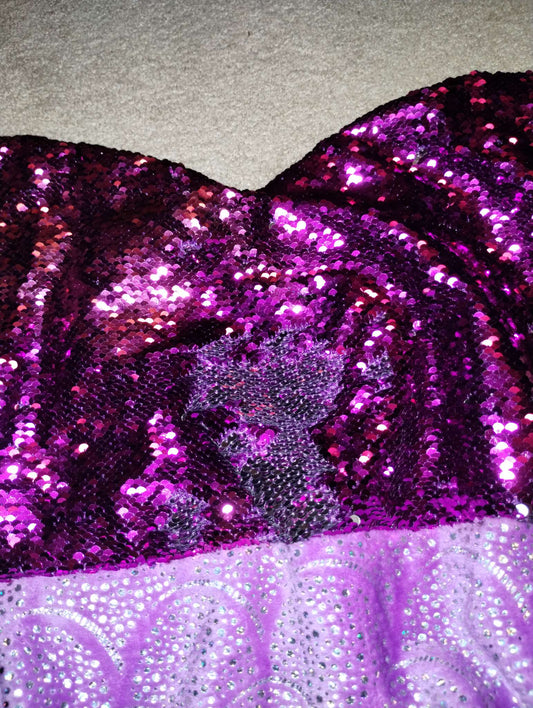 Mermaid tail blanket