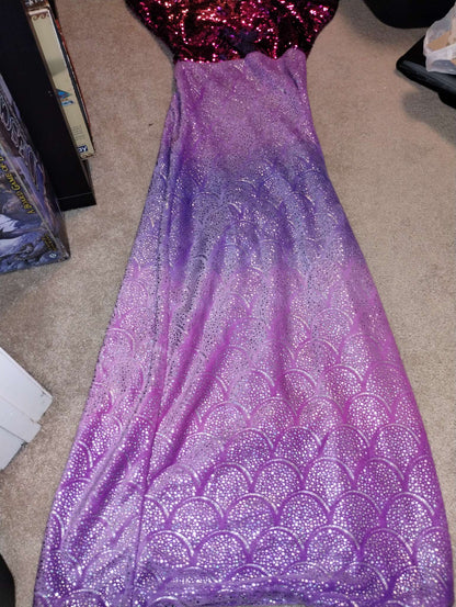 Mermaid tail blanket