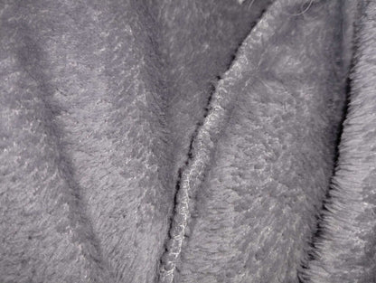 Grey shiny fleece mermaid tail