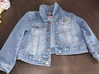 3T jean jacket and jean shorts, Kids 3T