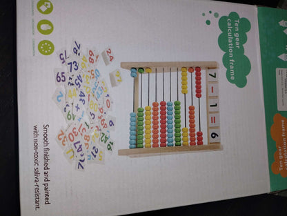 Abacus with sticks and cards (retails for $25)