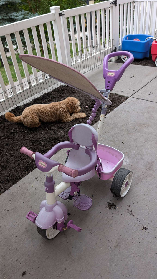 Little Tikes 4 in 1 purple tricycle (retails for $100+)