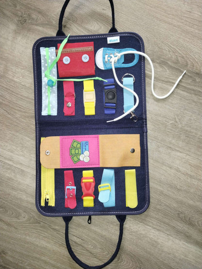 Velcro busy book