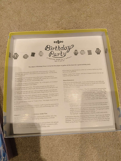 Birthday Party Board Game