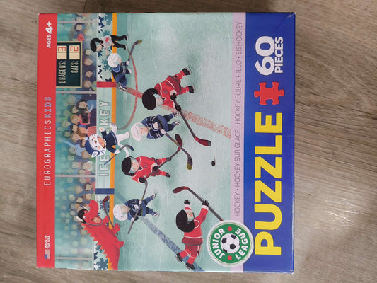 60 piece "Junior League Hockey" Puzzle (MSRP $16)