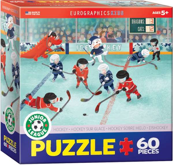60 piece "Junior League Hockey" Puzzle (MSRP $16)