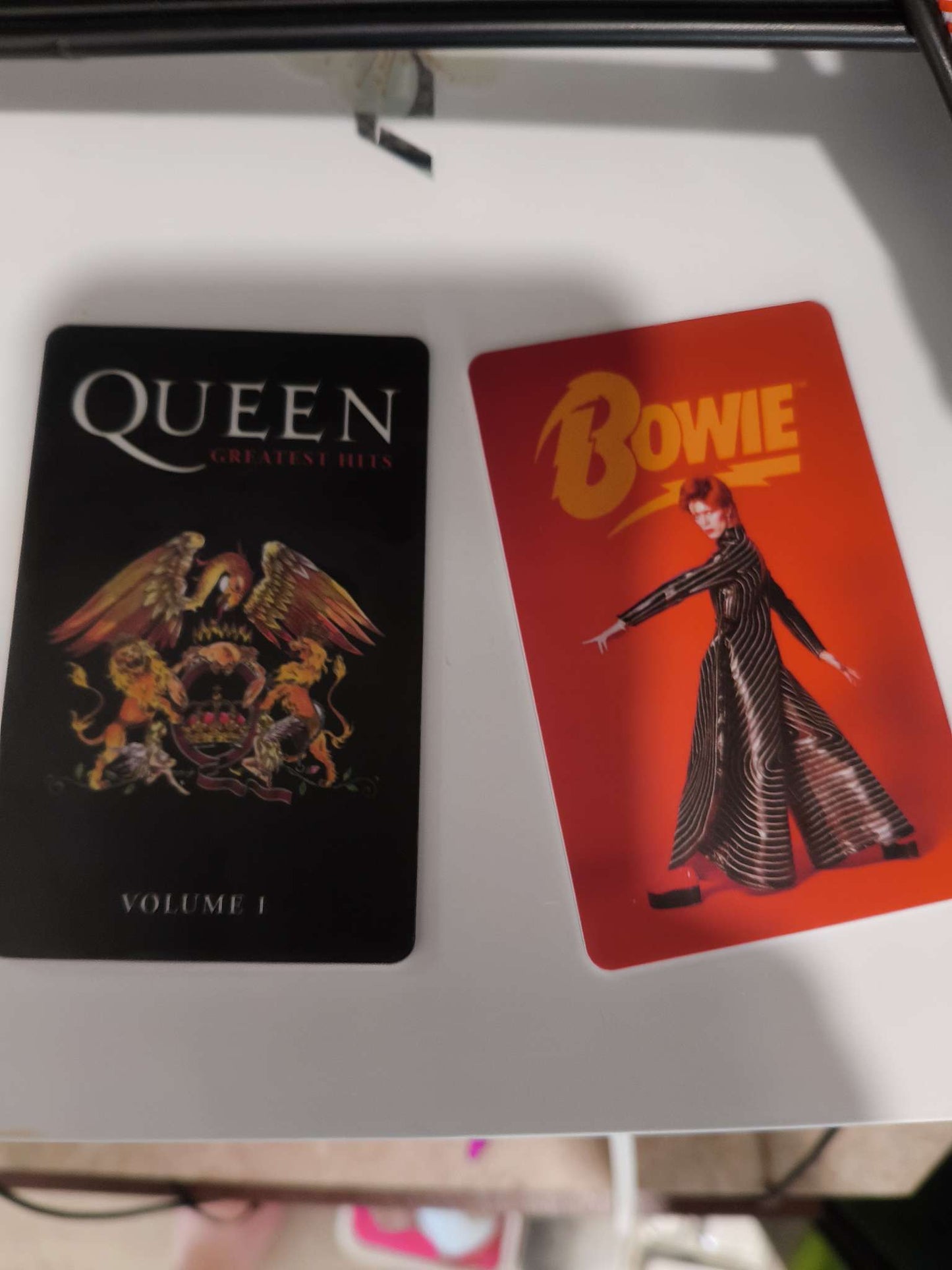 Queen and Bowie Yoto cards