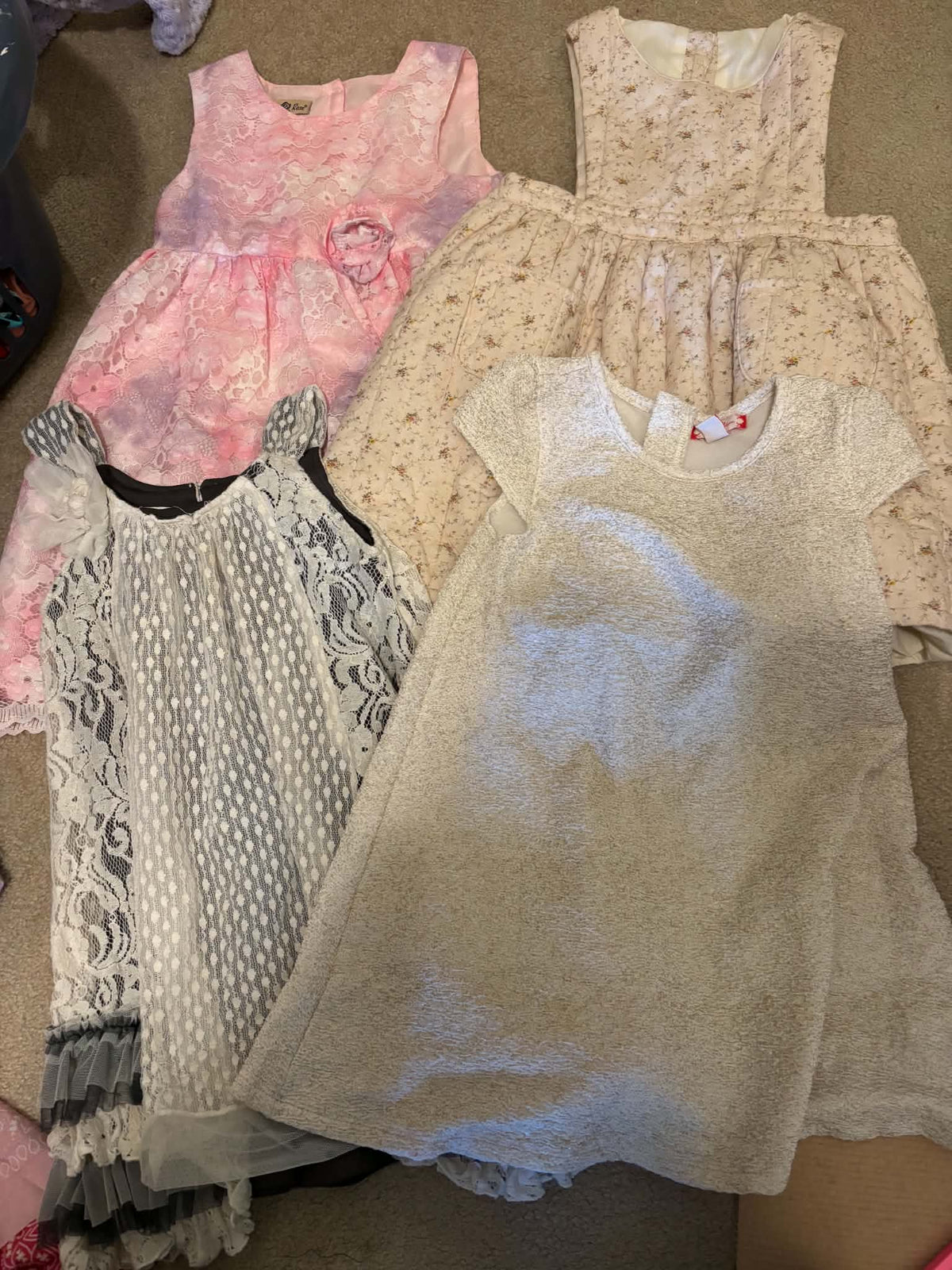 Sleeveless, short sleeve or Jumper Dresses, Kids 5/5T