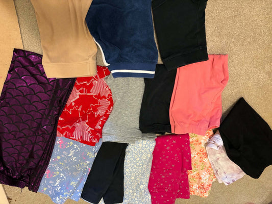 Girls pants and shorts and capris bundle, Kids 5/5T