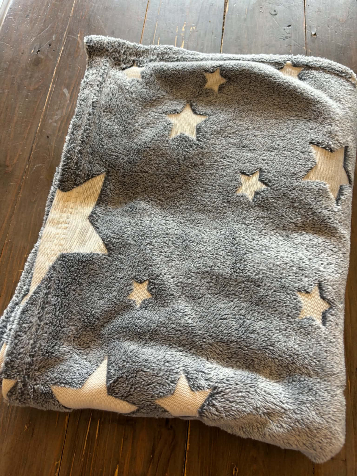 Glow in the dark star Grey Blanket