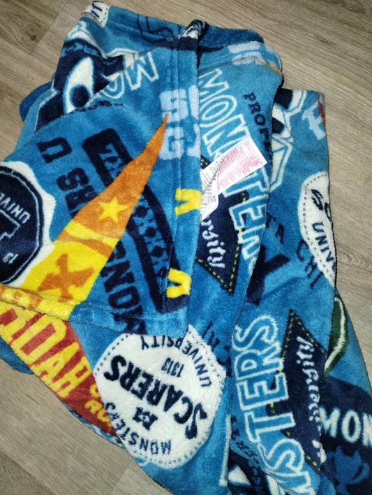 Monsters university blanket throw