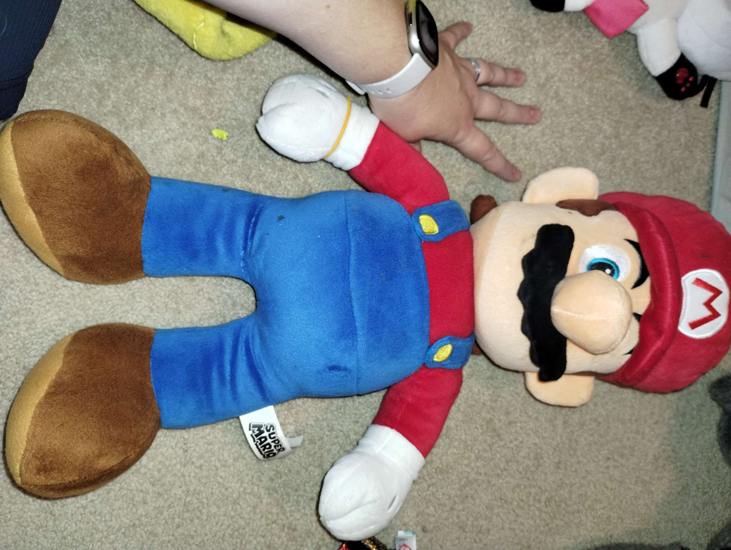 Large Mario stuffy