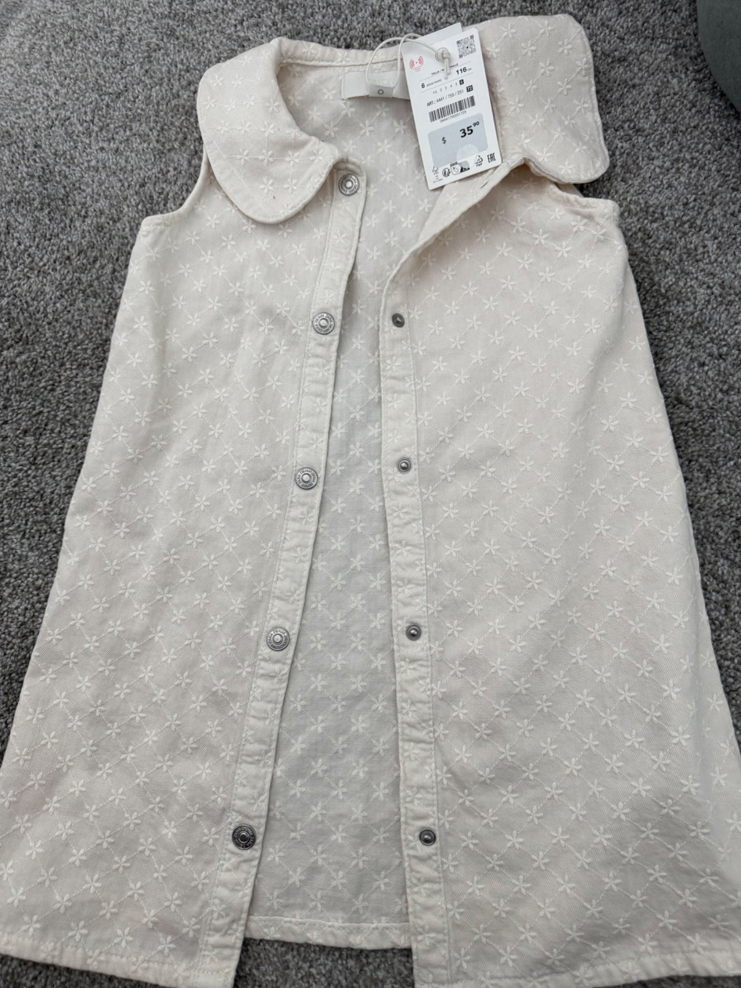 BNWT Zara Dress size 6, Kids 6/6X
