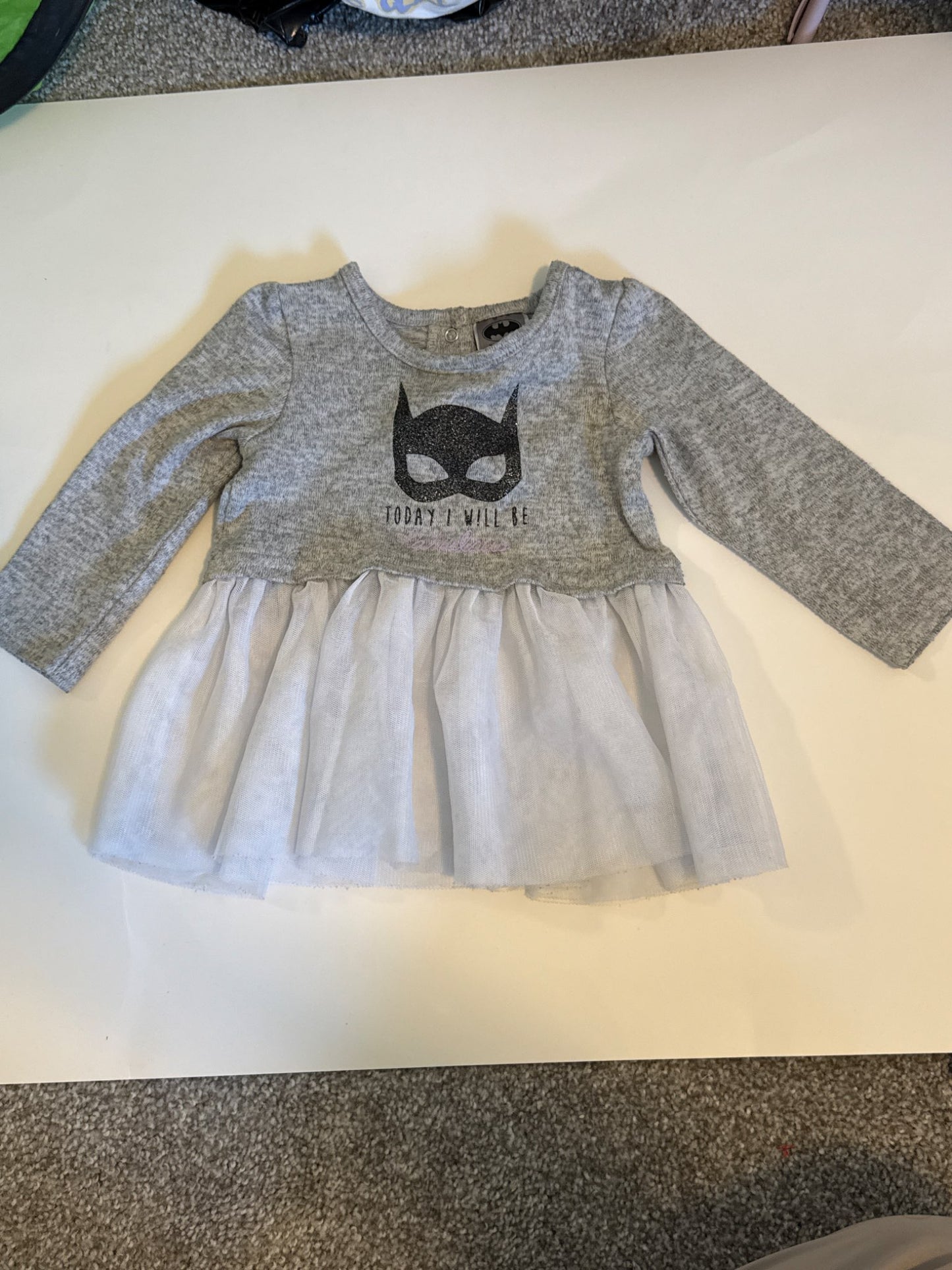 Batman dress 6-12M, Kids 12 Month (9-12M)