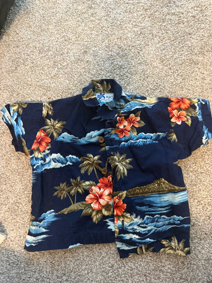 18M Hawaiian shirt 100% Cotton, Kids 24 Month (18-24M)