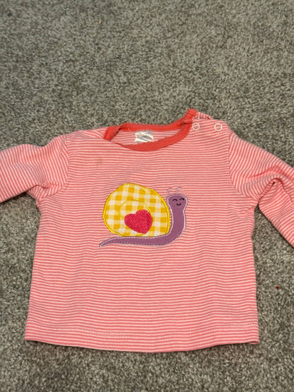 Carter’s 6M Animal Embroidery Shirts Bundle, Kids 6 Month (3-6M)