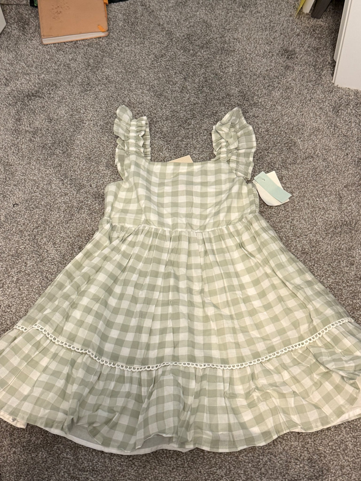 BNWT gingham summer dress size 7, Kids 7