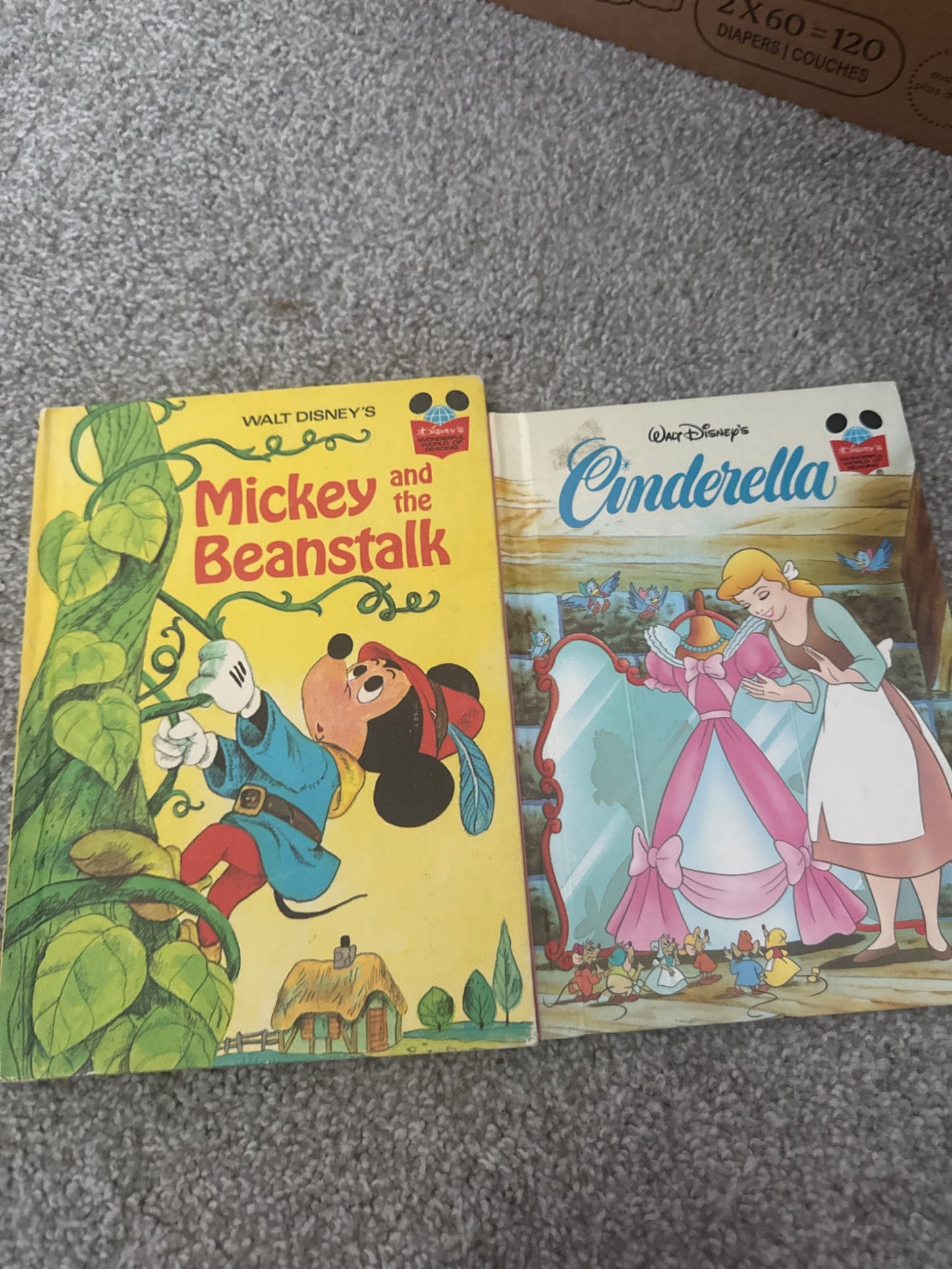 Vintage Disney book bundle