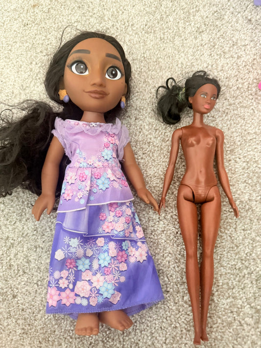 Isabella from Encanto and Barbie