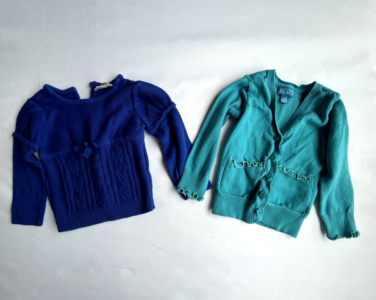 Girls’ Sweater & Cardigan Bundle – The Children's Place Size 18M, Kids 18 Month (12-18M)