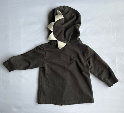 Boys First Impressions Dino Hoodie & “Good Vibes” Top – 3–6 Months, Kids 6 Month (3-6M)