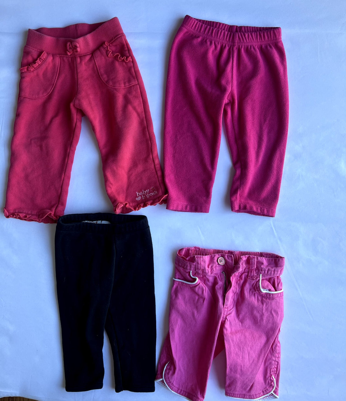 Girls Pants Bundle – Size 12M, Assorted Brands, Kids 12 Month (9-12M)