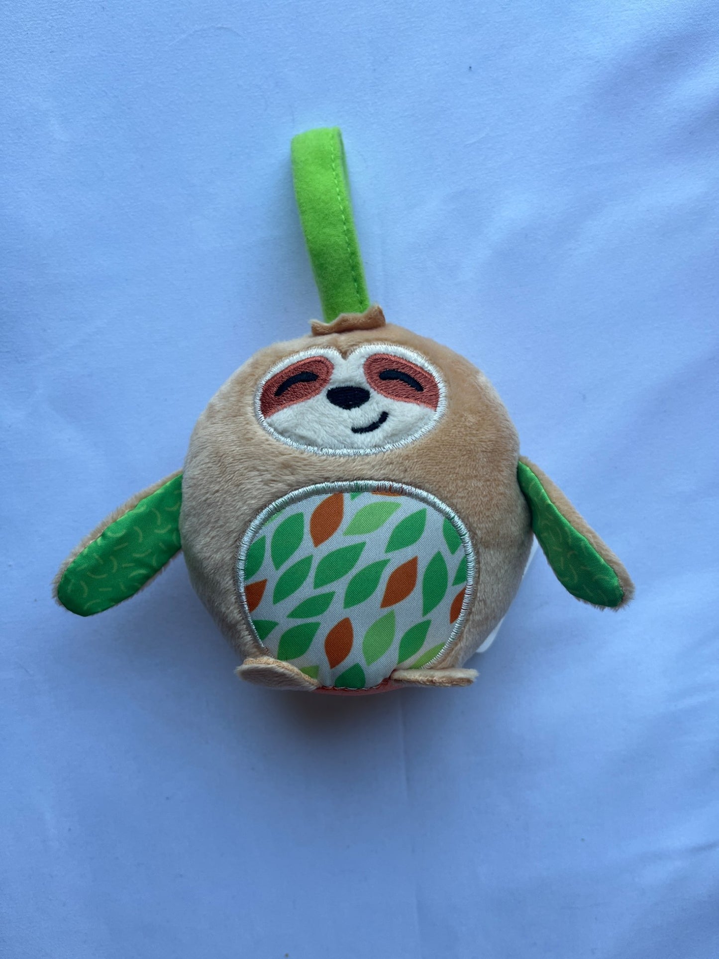 Baby Tummy Time Mirror + Sloth Hanging Rattle