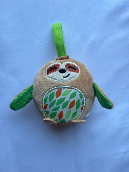 Baby Tummy Time Mirror + Sloth Hanging Rattle