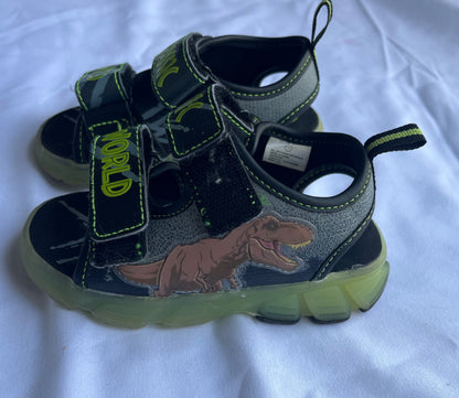 Boys Jurassic World Light-Up Sandals – Size 7, Shoes 7 (Walkers:12-24 mth)