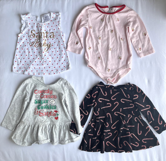 Girls Christmas outfit bundle 12–18 months – Children’s Place, Gymboree, George, Baby Berry, Kids 18 Month (12-18M)