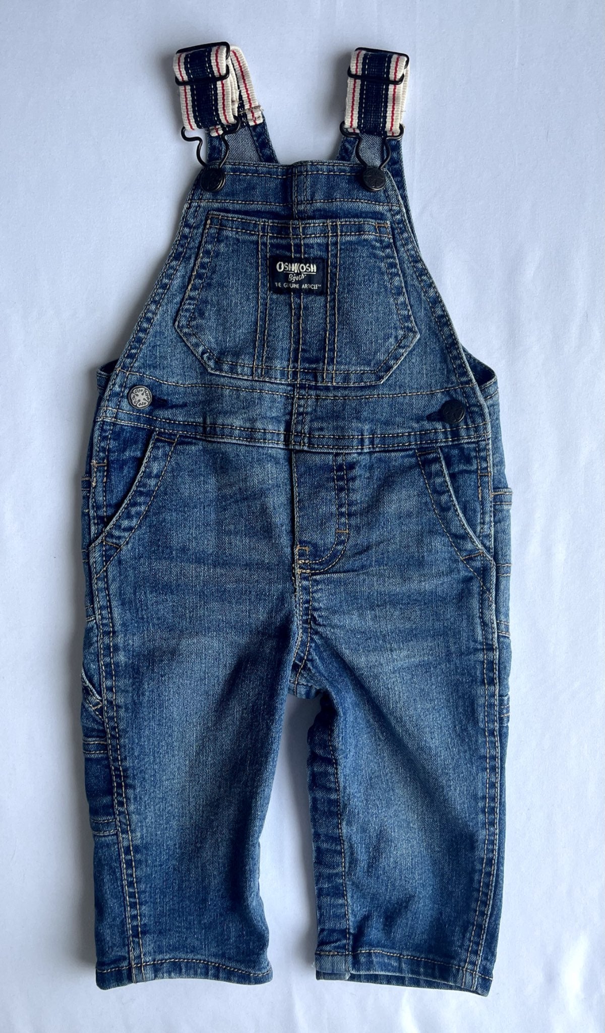 OshKosh B’gosh denim overalls 9 months, Kids 9 Month (6-9M)