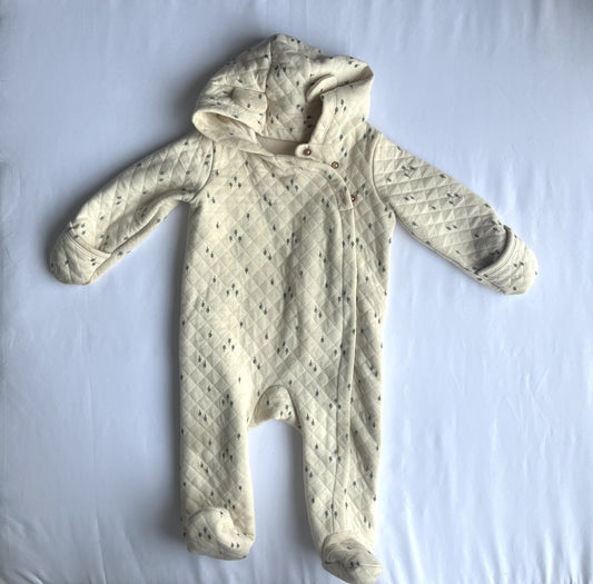 Carter’s quilted one-piece 9 months – lightweight hooded suit, Kids 9 Month (6-9M)