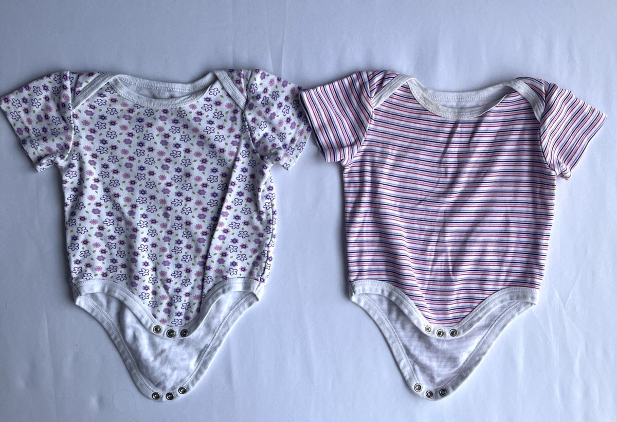 Girls 6–12M onesie bundle – Joe Fresh, Bonds & George (5 pieces), Kids 12 Month (9-12M)