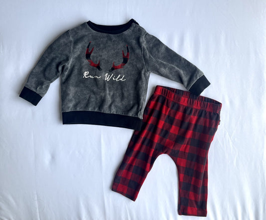Mini Heroes 2-Piece Outfit 12M – “Run Wild”, Kids 12 Month (9-12M)