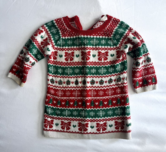 H&M Christmas Sweater Dress – 9–12 Months, Kids 12 Month (9-12M)