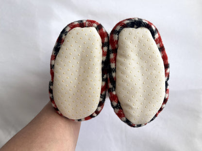Indigo Baby Plaid Booties – 0–12 Months, Shoes 0 (Baby: 0-12 mth)