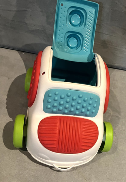 Clementoni Soft Clemmy Sensory Car + 6 Soft Blocks
