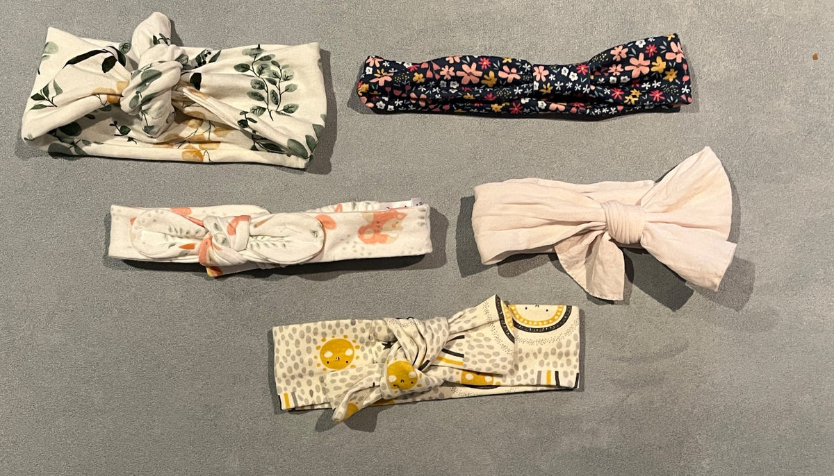 Bundle of 5 Baby Girls Headbands