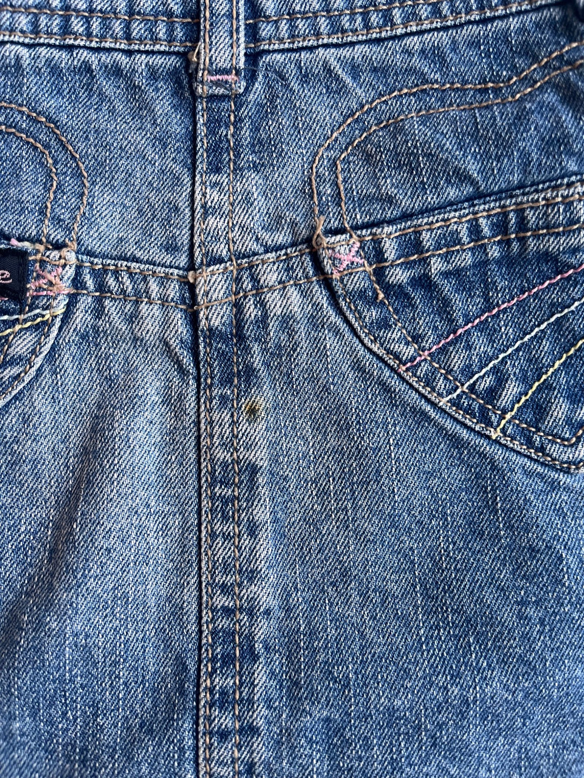 Girls jeans overall dress, size 24m, Kids 24 Month (18-24M)