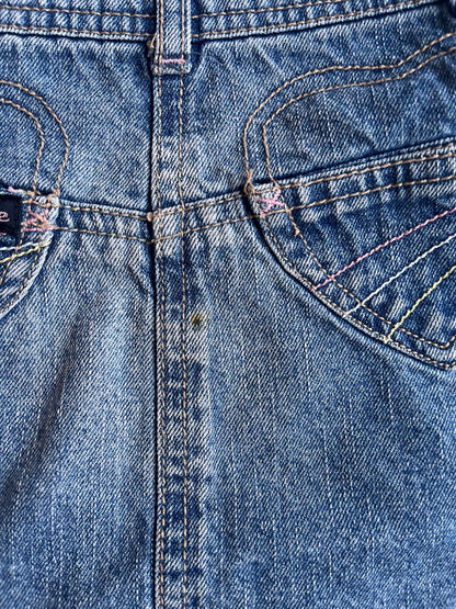 Girls jeans overall dress, size 24m, Kids 24 Month (18-24M)