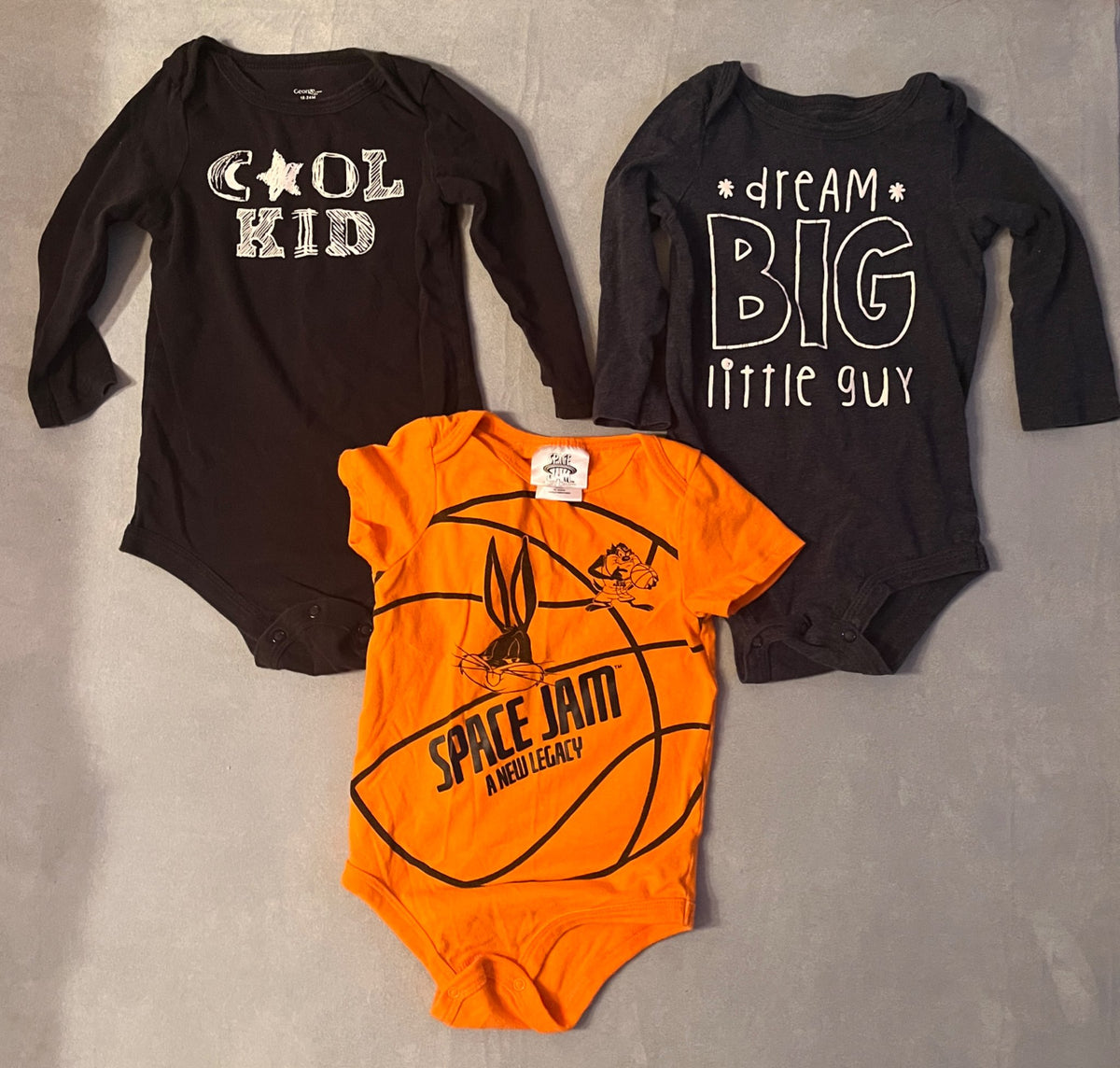 Boys 18-24M Onesie Bundle. George and Space Jam, Kids 24 Month (18-24M)